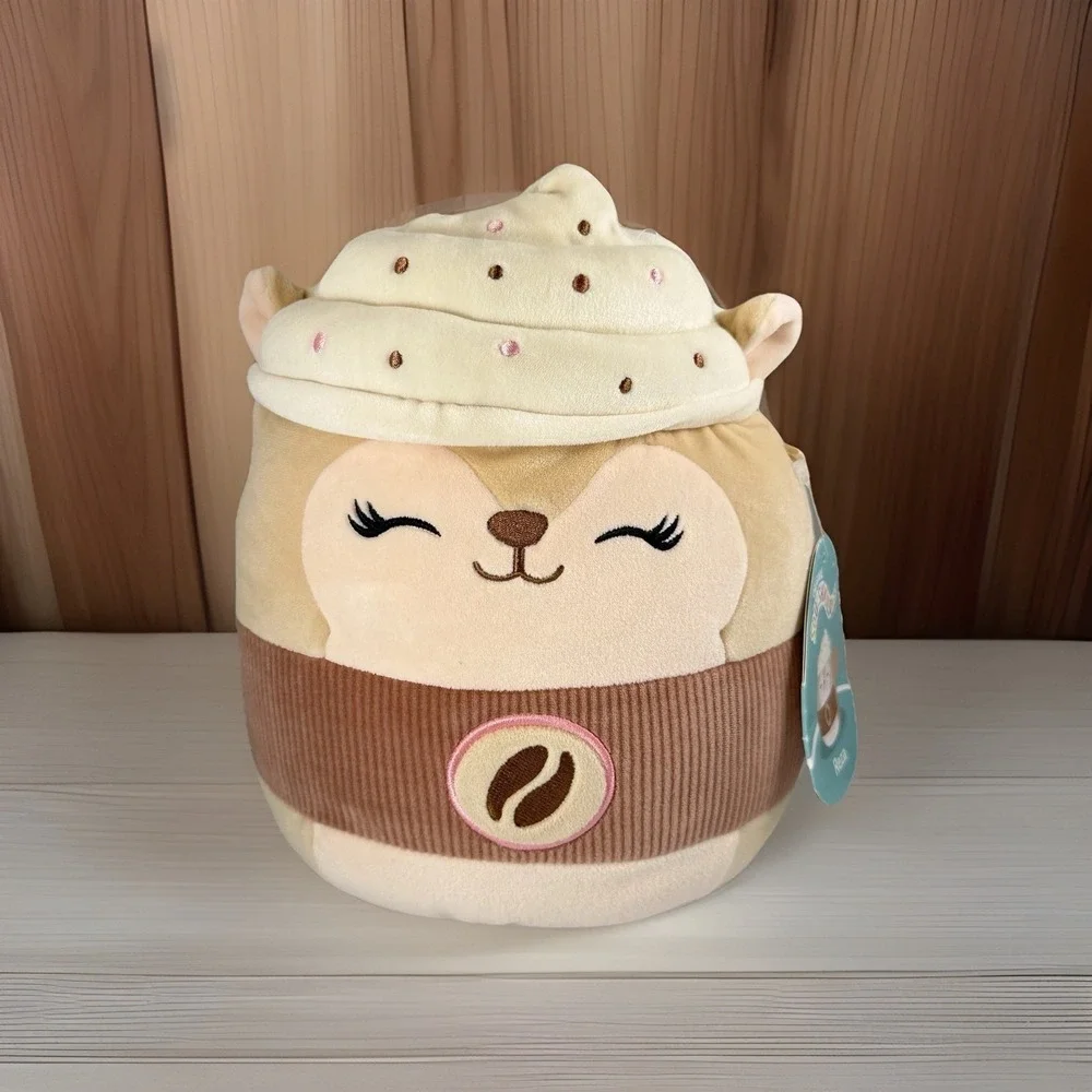 Squishmallows x Sweet‎ Squad Reza the Latte Squirrel Small Plush Doll 8